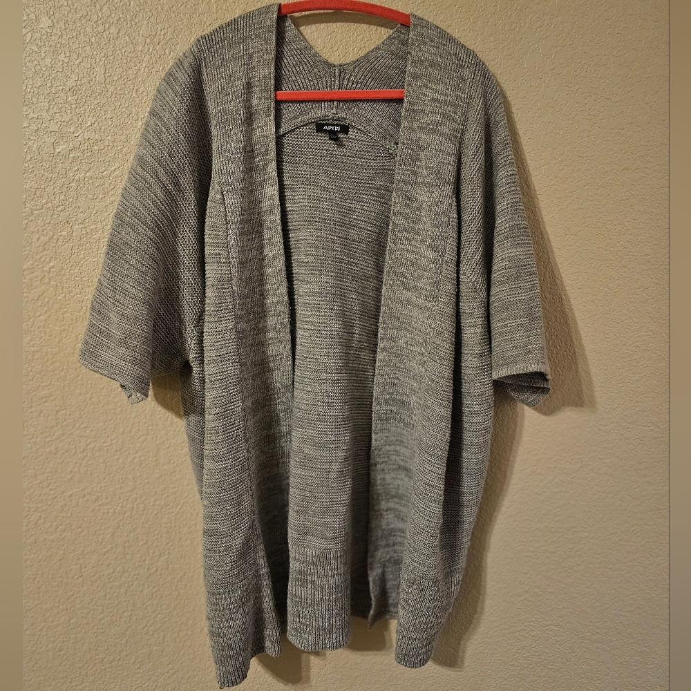 Gray Sweater Cardigan